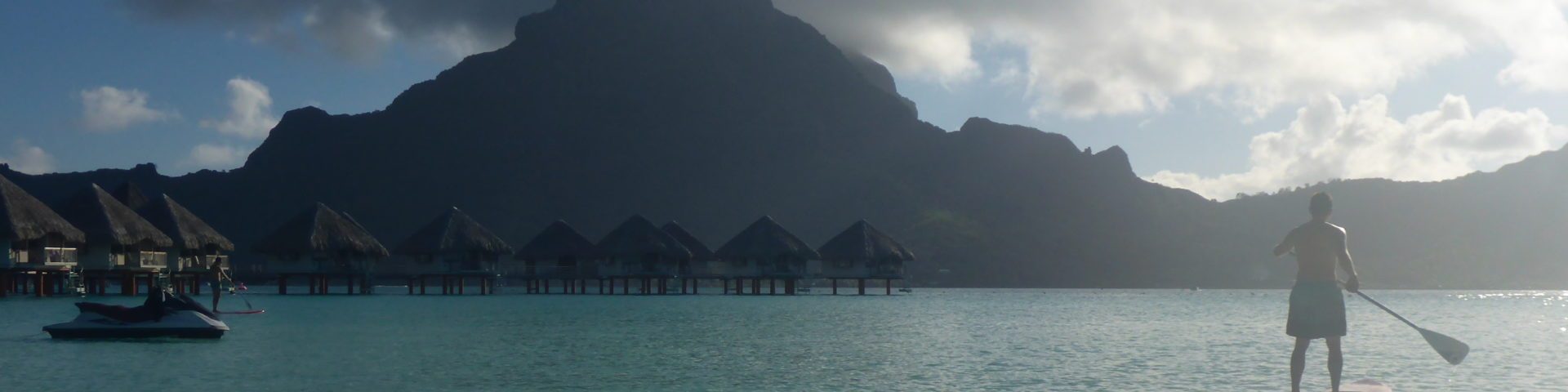 Bora Bora- Paddle boarding- Le Meridian